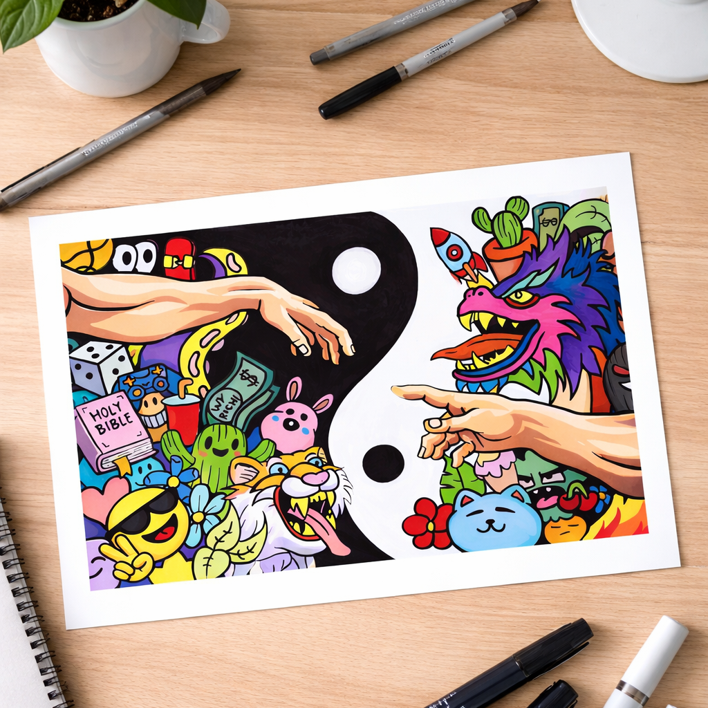 Harmony in Madness - LIMITIERTER Artprint